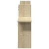vidaXL Wandregale 2 Stk. Sonoma-Eiche 38x12x38 cm Holzwerkstoff
