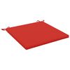 vidaXL Sitzkissen SOEST 100 % Polyester Rot 70 x 70 x 3 cm