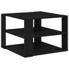 vidaXL Couchtisch Schwarze Eiche 58 x 58 x 40 cm Holzwerkstoff