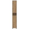 vidaXL Badezimmerschrank mit Regal Artisan-Eiche 30,5 x 30 x 195 cm