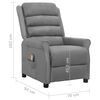 vidaXL Massagesessel Grau Kunstleder