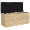 vidaXL Aufbewahrungsbank Sonoma-Eiche 102 x 42 x 45 cm Holzwerkstoff