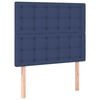 vidaXL Boxspringbett mit Matratze Blau 120x190 cm Stoff