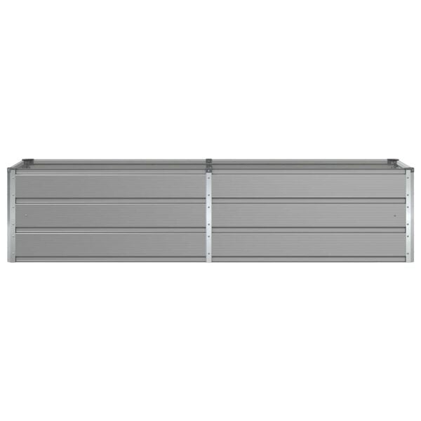 vidaXL Pflanzk&uuml;bel Hellgrau 480 x 50 x 45 cm Verzinkter Stahl