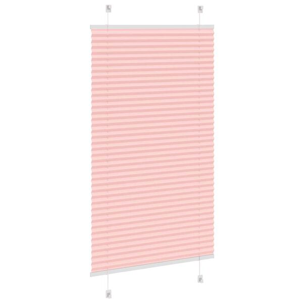 vidaXL Plissee Rosa 70x150 cm Stoffbreite 69,4 cm Polyester