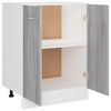 vidaXL Unterschrank Lyon Grau Sonoma 60x46x81,5 cm Holzwerkstoff