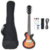 vidaXL E-Gitarre für Kinder mit Tasche Braun und Schwarz 3/4 30"