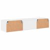 vidaXL Holzschrank Hochglanz Wei&szlig; 150 x 39 x 30 cm Holzwerkstoff