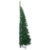 vidaXL Eckiger k&uuml;nstlicher Weihnachtsbaum Gr&uuml;n 180 cm PVC und Metall