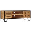 vidaXL TV-Schrank mit Schubladen 120x30x40 cm Massivholz Mango
