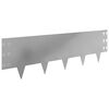 vidaXL Raseneinfassung 10 Stk. 100 x 30 cm Stahl Silber