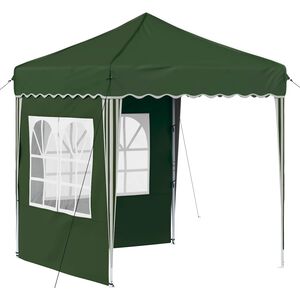 vidaXL Pop-up Partyzelt Gr&uuml;n 195 x 195 x 245 cm Oxford-Stoff