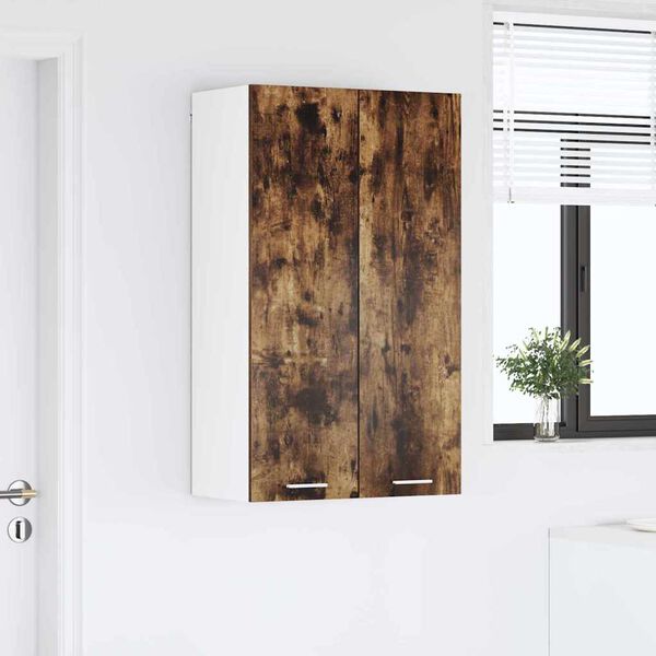 vidaXL H&auml;ngeschrank Ger&auml;ucherte Eiche 60 x 31 x 100 cm Holzwerkstoff