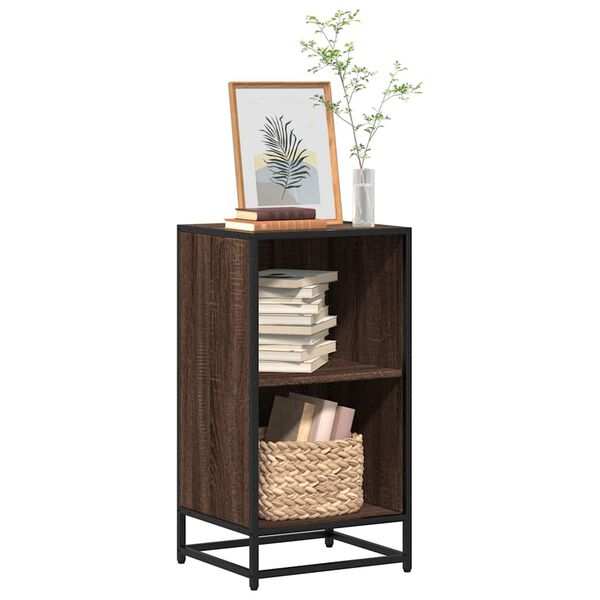 vidaXL B&uuml;cherregal Braun Eichen-Optik 40x35x76 cm Holzwerkstoff