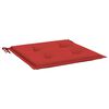 vidaXL Gartenstuhl-Kissen 4 Stk. Rot 50x50x4 cm Oxford-Gewebe