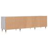 vidaXL TV-Schrank Grau Sonoma 150x30x44,5 cm Holzwerkstoff