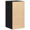 vidaXL Schubladenschrank Schwarz 40 x 41 x 76 cm Holzwerkstoff