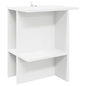 vidaXL Couchtisch Wei&szlig; 40 x 30 x 49 cm Holzwerkstoff