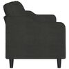 vidaXL 3-Sitzer-Sofa Schwarz 210 cm Stoff