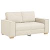 vidaXL 2-Sitzer Sofa Leinen 120 cm