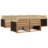 vidaXL Outdoor-Sofagarnitur mit Kissen 7 pcs