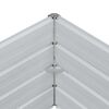 vidaXL Garten-Hochbeet 320x80x45 cm Verzinkter Stahl Silber