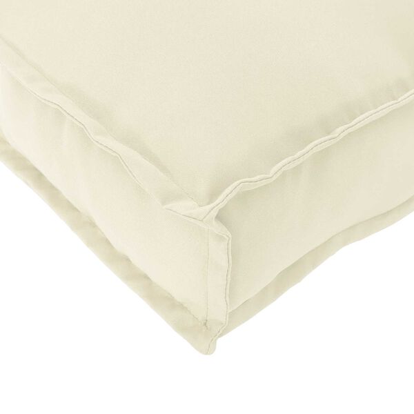 vidaXL Kissen Creme 110 x 40 x 8 cm Oxford-Stoff