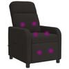 vidaXL Massage Relaxsessel Schwarz Boucl&eacute;