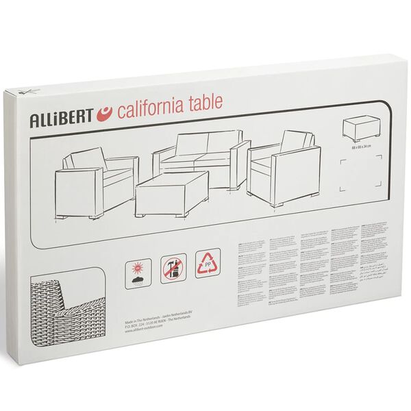 Keter Gartentisch California Graphitgrau 197421