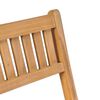 vidaXL Klappbare Garten-Barhocker 2 Stk. Massivholz Teak