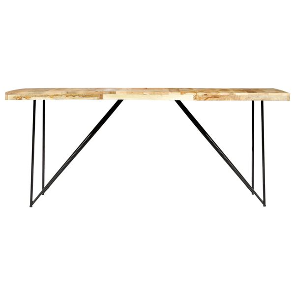 vidaXL Esstisch 180×90×76 cm Mango Massivholz