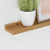 vidaXL Wandregal mit Regal 4 pcs Braun 40 x 9 x 3 cm Holzwerkstoff
