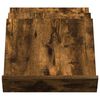 vidaXL Magazinregal Ger&auml;ucherte Eiche 53 x 40 x 28.5 cm Holzwerkstoff