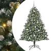 vidaXL K&uuml;nstlicher Weihnachtsbaum mit 300 LEDs mit St&auml;nder Gr&uuml;n 210 cm