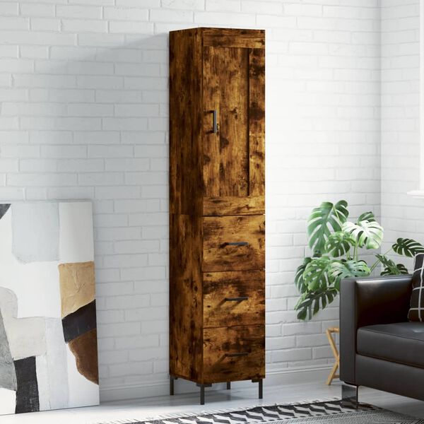 vidaXL Highboard R&auml;uchereiche 34,5x34x180 cm Holzwerkstoff