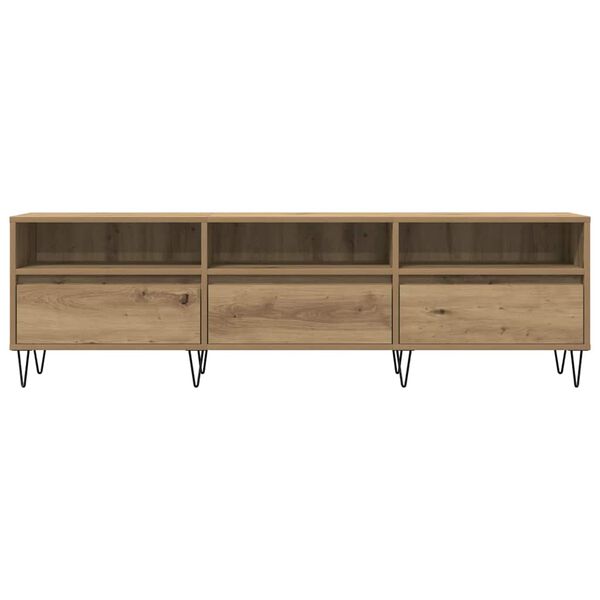 vidaXL TV-Schrank Artisan-Eiche 150x30x44,5 cm Holzwerkstoff