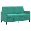 vidaXL Sofa mit Stauraum T&uuml;rkis 152 x 78 x 87 cm Polyester
