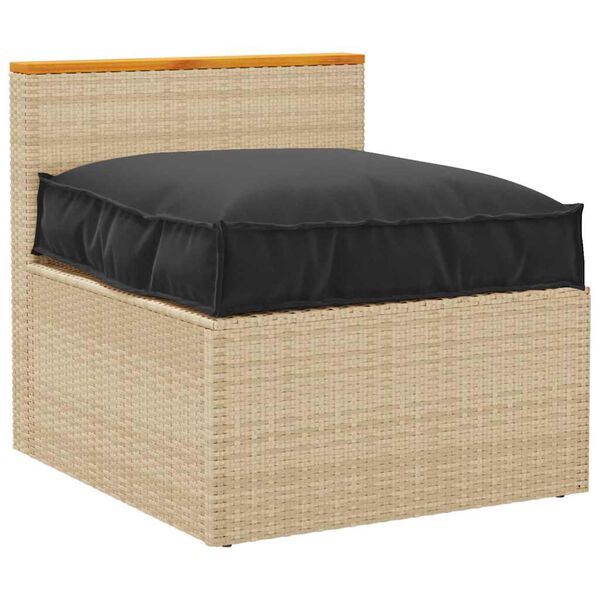 vidaXL Kissen Schwarz 70 x 70 x 12 cm Oxford-Stoff