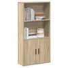 vidaXL B&uuml;cherregal Sonoma-Eiche 60x24x120 cm Holzwerkstoff