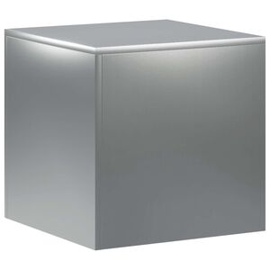vidaXL Pflanzenst&auml;nder Silber 40 x 40 x 40 cm Stahl