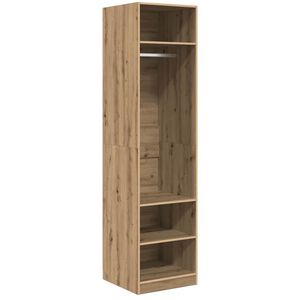 vidaXL Kleiderschrank Artisan-Eiche 50 x 50 x 200 cm Holzwerkstoff