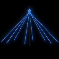 vidaXL Weihnachtsbaum-Lichterketten Indoor Outdoor 576 LEDs Blau 3,6 m
