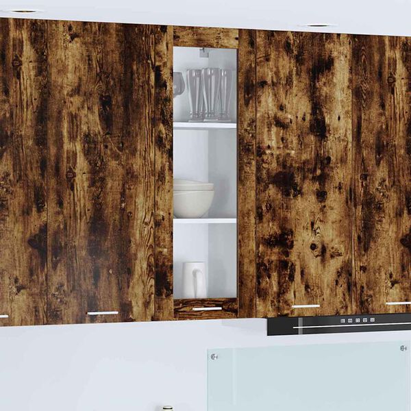 vidaXL H&auml;ngeschrank Ger&auml;ucherte Eiche 40 x 31 x 100 cm Holzwerkstoff