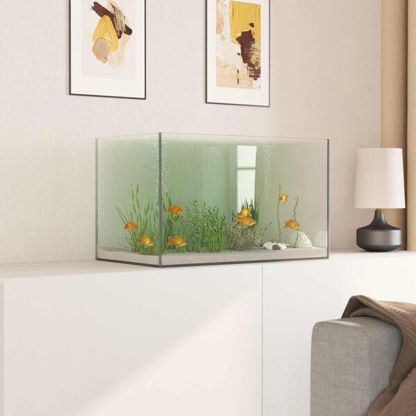 vidaXL Aquarium mit Speicher Transparent 50 x 30 x 30 cm Glas