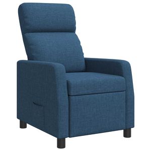 vidaXL Liegesessel Blau Stoff