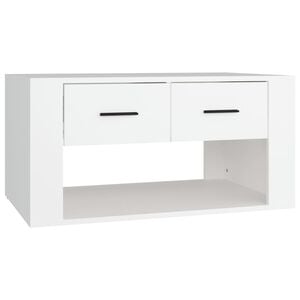 vidaXL Couchtisch Wei&szlig; 80x50x40 cm Holzwerkstoff