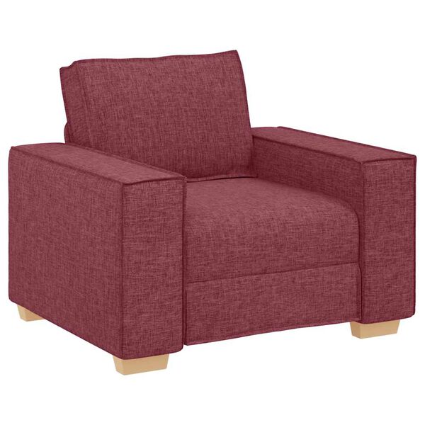 vidaXL Sofa Stuhl Weinrot 100x78x84 cm Stoff