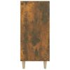 vidaXL Sideboard Räuchereiche 90x34x80 cm Holzwerkstoff