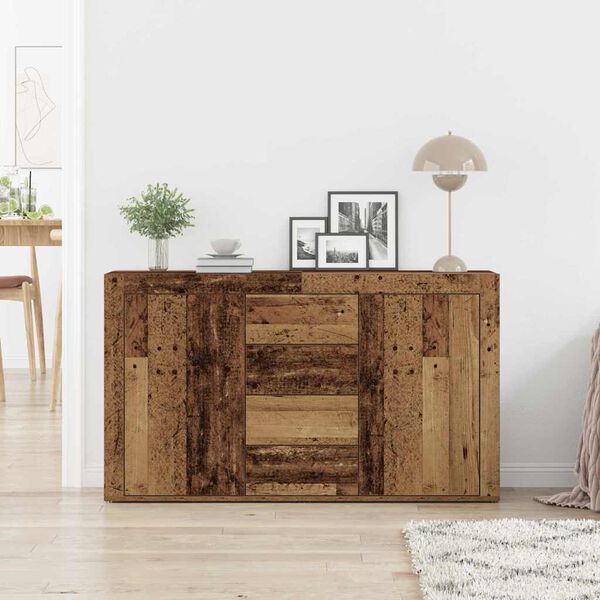 vidaXL Sideboard mit Schubladen Altholz 120 x 36 x 69 cm Holzwerkstoff