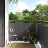 vidaXL Balkon-Sichtschutz Anthrazit 600x100 cm Poly Rattan